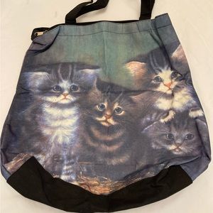 Cute Kittens Bag Cat Pocketbook Cats Kitty Purse Satchel Felines!